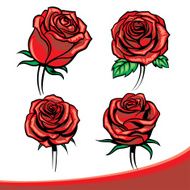 roses set