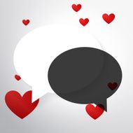speech bubble background creative design