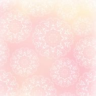 Beautiful arabesque lace pattern background vector