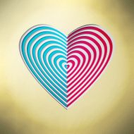 vector heart N14