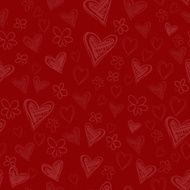 Seamless valentine vector background