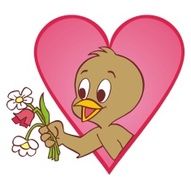 Bird in love