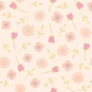Pink floral pattern N7