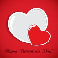 Happy Valentines Day Card Vector Illustration N41
