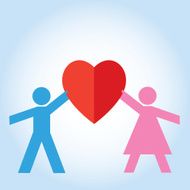 Male Female Paper Dolls Valentine