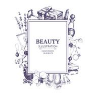 Vintage fashion template N6
