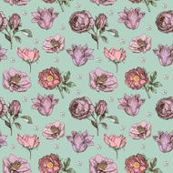 Seamless Floral Pattern N1417