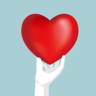 Hand Holding Heart N2