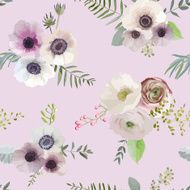 Vintage Floral Background - seamless pattern N13