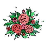 Bouquet of peonies