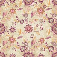 Bright spring seamless pattern with flowers N2