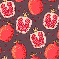 Seamless pomegranate