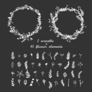 Floral wreath N25