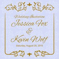 Wedding Invitation Card Template N17