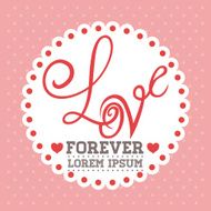Love card design N34