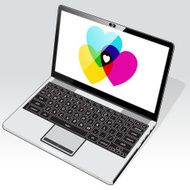 Laptop LoveHearts