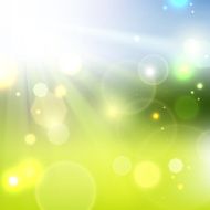 Yellow summer sun light burst N4