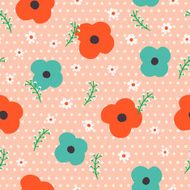lovely floral seamless pattern N10