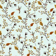 colorful adorable seamless floral pattern N4