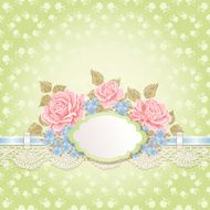 Vintage background with lace