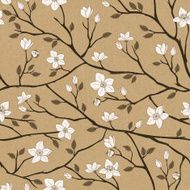 elegant spring vintage seamless pattern N4