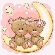 Two Bears on the moon