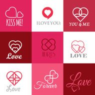 hearts and symbols