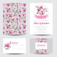 Invitation or Greeting Card Set - for Wedding Baby Shower N4