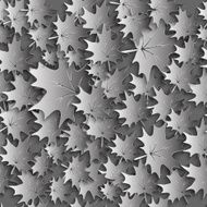 Vector Leaves 3d Seamless Pattern Background N6