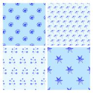 Vector Illustration with original floral background N27