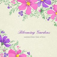 Card with Flowers N11