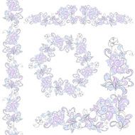 Floral design elements set N2