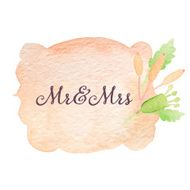 Save the date for holiday Watercolor hand drawn wedding invitation N3