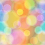 Colorful Bokeh Abstract Vector Background