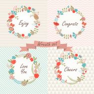 Floral wreaths N4