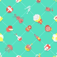 Flat Dating Love Wedding Seamless Background Pattern N2