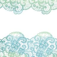 Lacy elegant border Invitation card