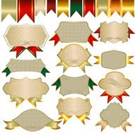 vector banners and ribbons for design