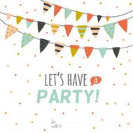 Inspirational cute holiday card Have a party