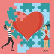 Couple and the puzzle of love N2