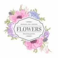 Frame with summer flowers N4