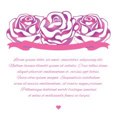 Vintage Floral Card N13