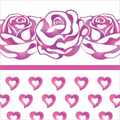 Vintage Floral Card N14