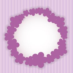 Romantic Flower Vintage Invitation Card Vector Background N2