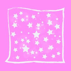 abstract magic bokeh white star on pink background