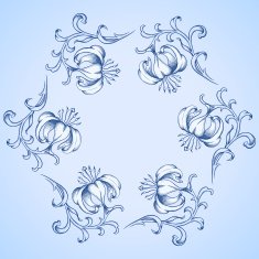 Vector greeting or invitation card N3