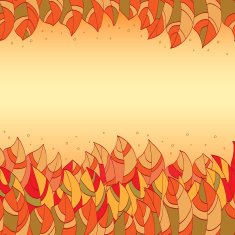 Autumn leaves frame N8