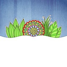 floral frame N156