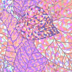 Autumn colorful mosaic leaves pattern background N2
