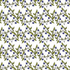 Seamless pattern with flowers in vintage style N2